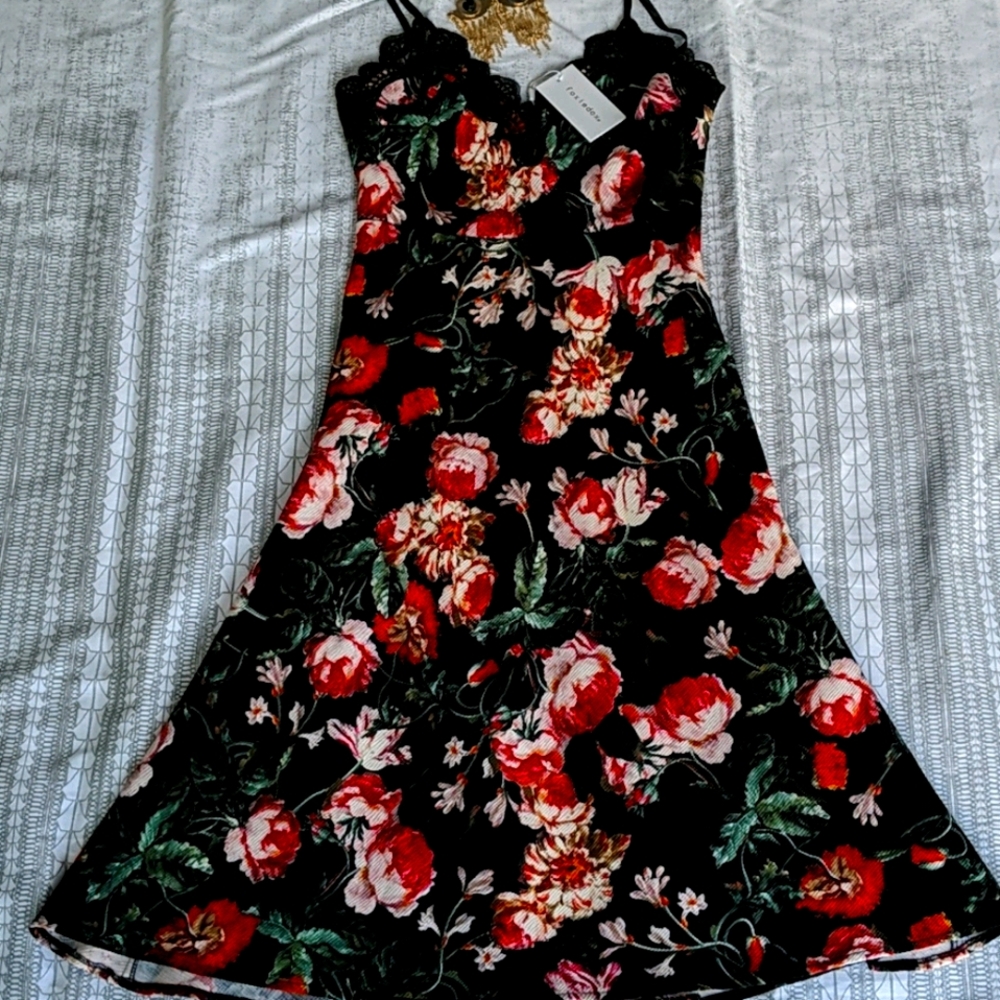 Foxiedox Anthropologie Floral Dress NWT! - Picture 2 of 9